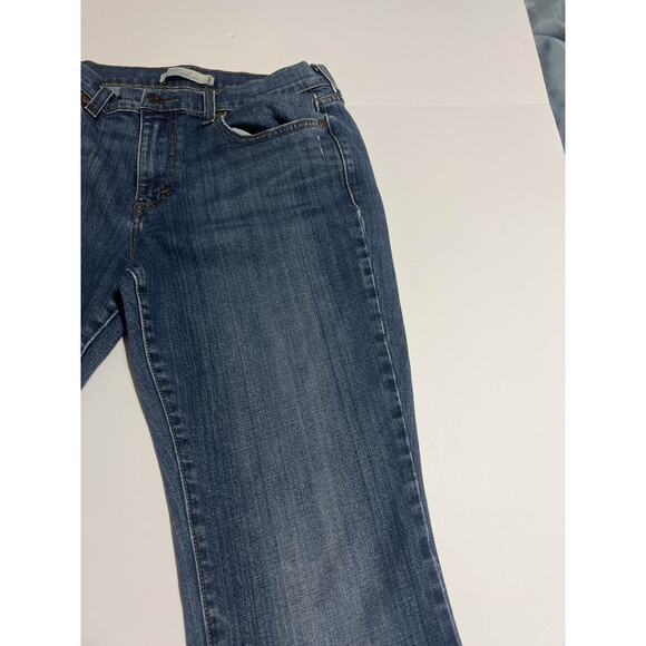 Levi's 515 Boot Cut Jeans Women's Blue Denim Mid Rise Stretch - Picture 4 of 8